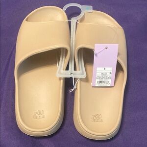 New - Wild Fable Tan Slides